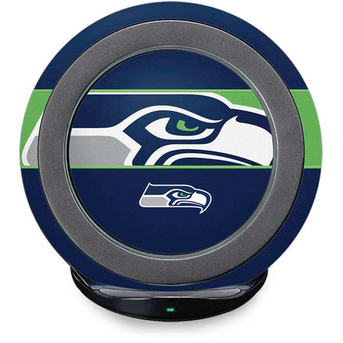 NFL Seattle Seahawks Zone Block Fast Charge Wireless Charging Stand Skin